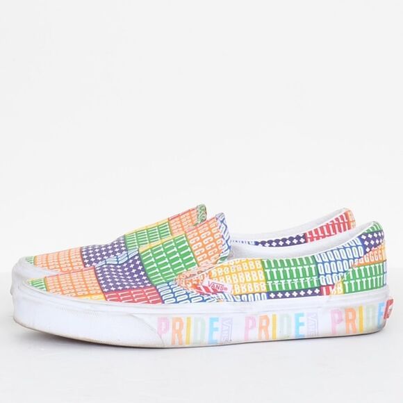 Vans Classic Slip-On Pride Shoes Mens 7 Womens 8.5 - Picture 3 of 5